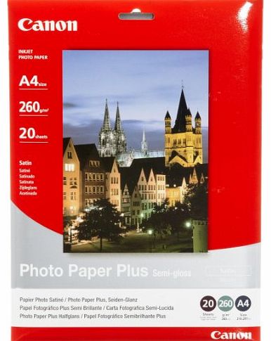 Canon Photo Paper Plus (SG-201, A4, 20 Sheets)