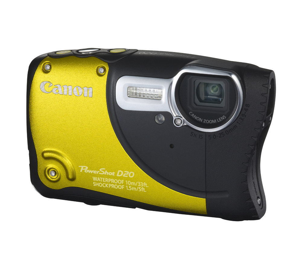 Canon Powershot D20 Yellow