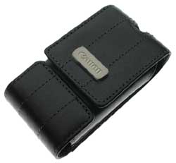 CANON PowerShot SD10 /SD20 / IXUS i / IXUS i5/ ELPH - Deluxe leather case - Grey