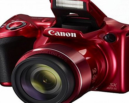 Canon Powershot SX420 (1069C011AA) Digital Bridge Camera, 20 MegaPixel 42x Optical Zoom, WiFi, 3-inch LCD, 720p HD Video Recording, 84x Digital Zoom