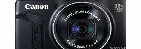 Canon PowerShot SX700 HS Compact Zoom - Black (16.1MP, 30x Optical Zoom)