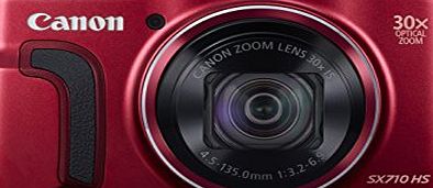 Canon PowerShot SX710 Point and Shoot Digital Camera - Red