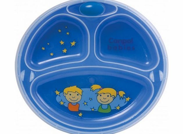 Divided food warmer plate with cutlery, 9/216, CANPOL Babies, food will not cool down so quickly