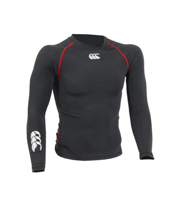 Canterbury Base Layer Ionx Compression LS T-Shirt Black
