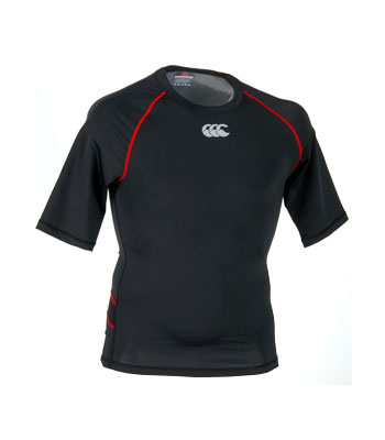 Canterbury Base Layer Ionx Compression SS T-Shirt Black