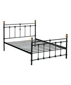 Canterbury Black King Size Bedstead - Frame Only