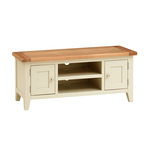 Canterbury Cream Painted TV Unit with 2 Doors -