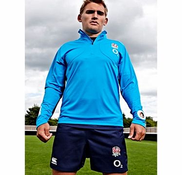 Canterbury England 1/4 Zip First Layer Training Top - Vivid