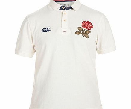 Canterbury England 1871 Rose Badge Polo White `E53 3447 054