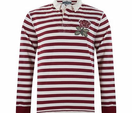 England 1871 Rugby Shirt - Biking Red - Long