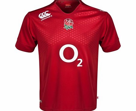 Canterbury England Alternate Pro Short Sleeve Rugby Shirt