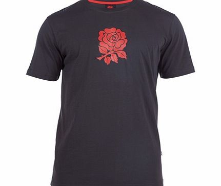 Canterbury England Cotton Graphic T-Shirt Grey `E54 5595 733