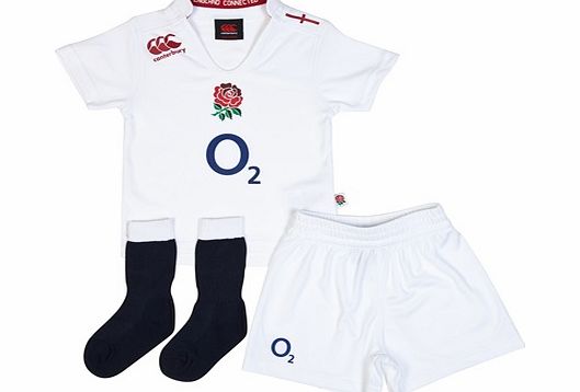 Canterbury England Home Infants Rugby Kit 2014/15 White