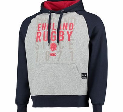 Canterbury England Rugby OTH Hoody Lt Grey `E55 2995-922