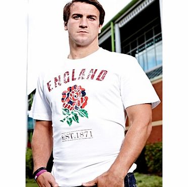 Canterbury England Uglies Cotton T-Shirt - Bright White