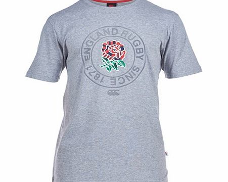 England Uglies Graphic Cotton T-Shirt Lt Grey