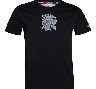 Canterbury England Uglies Tonal Cotton T-Shirt - Black