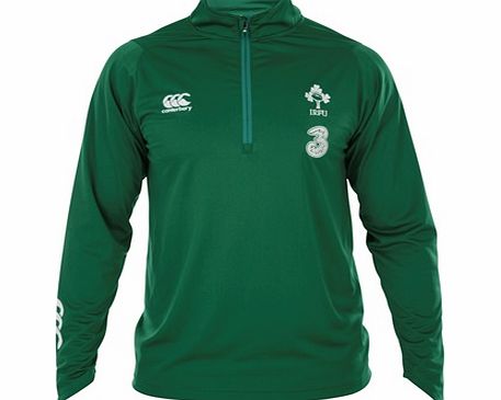 Canterbury Ireland First Layer Training Top Green `E55 2990