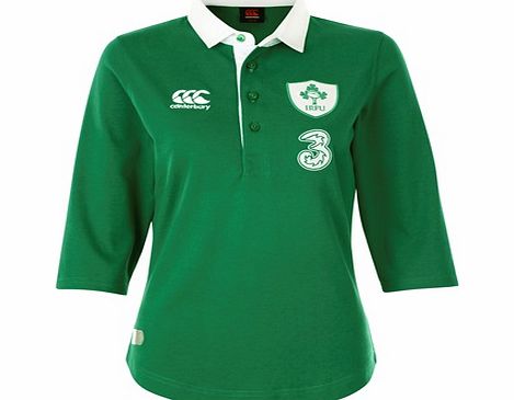 Canterbury Ireland Home Classic 3/4 Sleeve Rugby Shirt