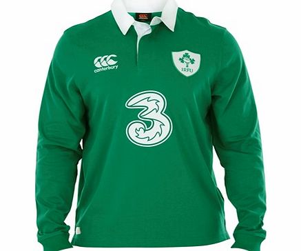 Canterbury Ireland Home Classic Long Sleeve Rugby Shirt