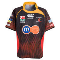 Canterbury Newport and Gwent Dragons Third Pro Rugby Shirt