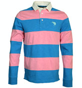 Canterbury of NZ Canterbury Auckland Pink and Blue Stripe Rugby