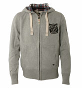 Canterbury of NZ Canterbury Drake Grey Full Zip Hooded Sweatshirt