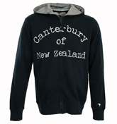 Canterbury of NZ Canterbury Nelson Navy Full Zip Hooded Sweatshirt