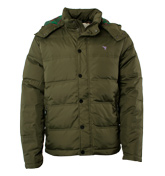 Canterbury of NZ Canterbury Olive Down Filled Hooded Jacket