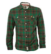 Canterbury of NZ Canterbury Rowe Check Shirt, Green