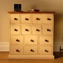 canterbury Painted Chest Multi-drawer- Small