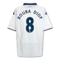 Portsmouth Away Shirt 2009/10 with Bouba Diop 8
