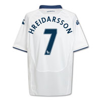 Portsmouth Away Shirt 2009/10 with Hreidarsson 7