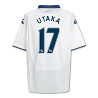 Canterbury Portsmouth Away Shirt 2009/10 with Utaka 17