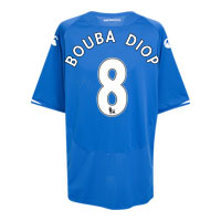 Portsmouth Home Shirt 2009/10 with Bouba Diop 8
