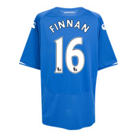 Canterbury Portsmouth Home Shirt 2009/10 with Finnan 16