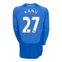 Canterbury Portsmouth Home Shirt 2009/10 with Kanu 27