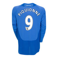 Canterbury Portsmouth Home Shirt 2009/10 with Piquionne 9