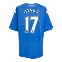 Canterbury Portsmouth Home Shirt 2009/10 with Utaka 17