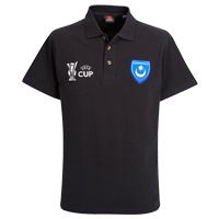 Portsmouth UEFA Polo Shirt - Black.