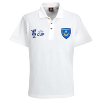Canterbury Portsmouth UEFA Polo Shirt - White.