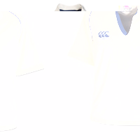 Canterbury Pro Cricket Shirt - Cream/Navy.