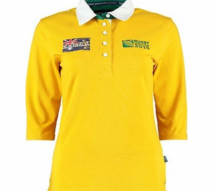 Canterbury Rugby World Cup 2015 Australia Rugby Shirt - 3/4