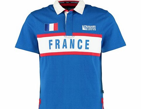 Canterbury Rugby World Cup 2015 France Rugby Shirt - Short