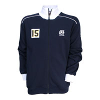 Scotland Full Zip Rugby Retro Sweat Top 2007/08