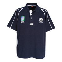 Scotland RWC Cut andamp; Sew Rugby Polo Shirt -