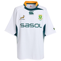 Canterbury Springbok Supporters Replica Away Rugby Shirt.