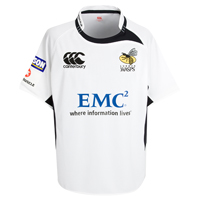 Wasps Alternative Pro Rugby Shirt 2009/10.