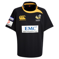 Wasps Home Pro Rugby Shirt - Kids.