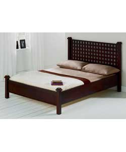 canton Double Bed with Comfort Mattress